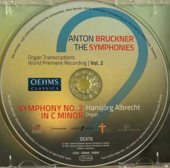 CD Anton Bruckner: Symphony No. 2 In C Minor