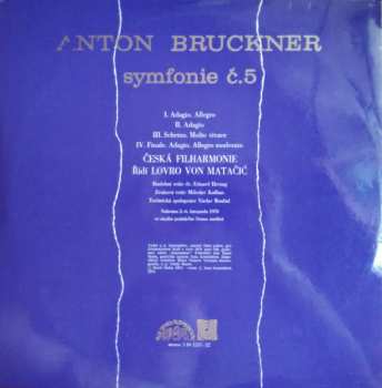 2LP The Czech Philharmonic Orchestra: Symfonie Č. 5 (2xLP)