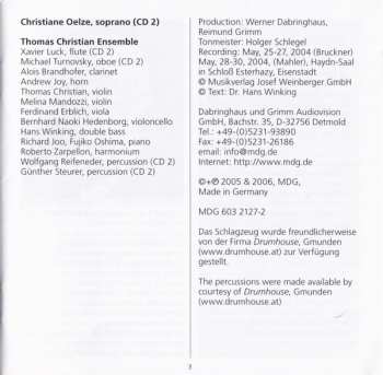 2CD Gustav Mahler: Symphony No. 7 / Symphony No. 4 (Arranged For Chamber Ensemble)