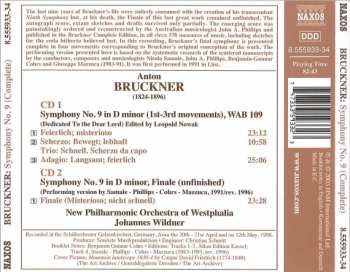 2CD Anton Bruckner: Symphony No. 9 (With Reconstructed Final)
