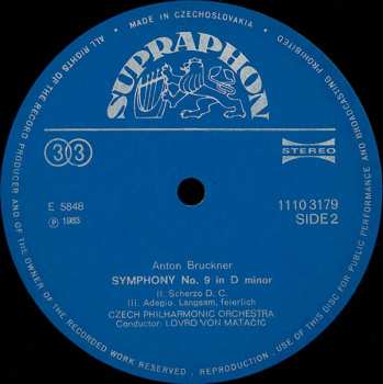 LP The Czech Philharmonic Orchestra: Symphony No.9