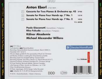 CD Kölner Akademie: Concerto For Two Pianos & Orchestra Op. 45 / Sonatas For Piano Four Hands