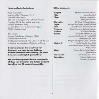 CD Kölner Akademie: Concerto For Two Pianos & Orchestra Op. 45 / Sonatas For Piano Four Hands