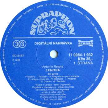 2LP/Dobozkészlet Prague Chamber Orchestra: Lenore