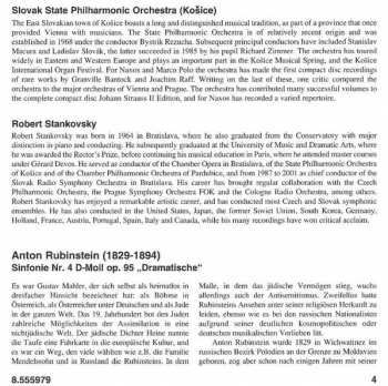 CD Anton Rubinstein: Symphony No. 4 "Dramatic"