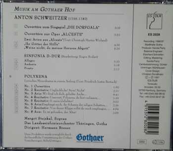 CD Anton Schweitzer: Musik am Gothaer Hof 