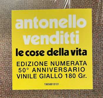 LP Antonello Venditti: Le Cose Della Vita CLR | LTD | NUM