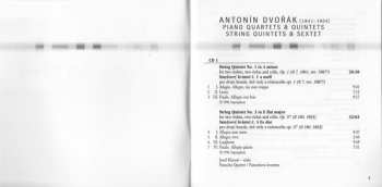 4CD/Dobozkészlet Antonín Dvořák: Chamber Works - Piano Quartets & Quintets - String Quintets & Sextet