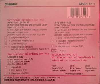 CD Bohuslav Martinů: Dvorak & Martinu: Sextets