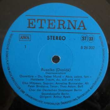 LP Antonín Dvořák: Rusalka