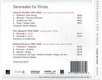 CD Antonín Dvořák: Serenades For Winds