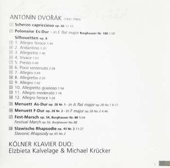 CD Antonín Dvořák: Klaviermusik Zu Vier Händen = Music For Four Handed Piano