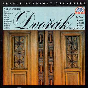 CD Antonín Dvořák: Te Deum / Mass In D Major / Biblical Songs Nos. 1-5