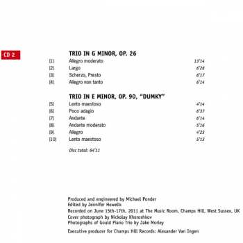 2CD Antonín Dvořák: Piano Trios