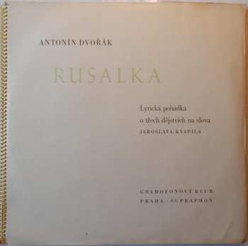 4LP Antonín Dvořák: Rusalka