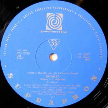4LP Antonín Dvořák: Rusalka