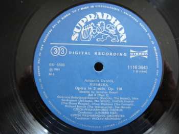 3LP/Dobozkészlet Antonín Dvořák: Rusalka