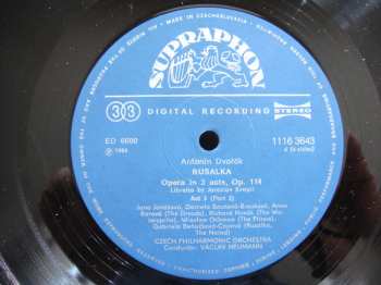 3LP/Dobozkészlet Antonín Dvořák: Rusalka