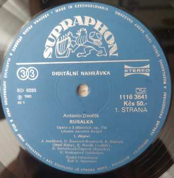 3LP/Dobozkészlet Antonín Dvořák: Rusalka