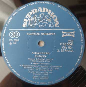 3LP/Dobozkészlet Antonín Dvořák: Rusalka
