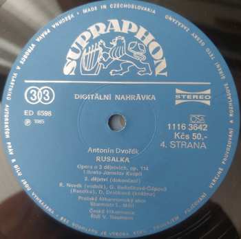 3LP/Dobozkészlet Antonín Dvořák: Rusalka