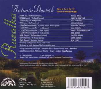 3CD/Dobozkészlet Antonín Dvořák: Rusalka