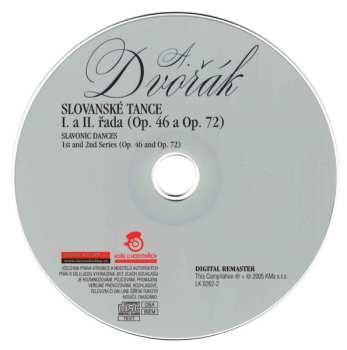 CD Antonín Dvořák: Slovanské Tance I. A II. Řada (Op. 46 a Op. 72)