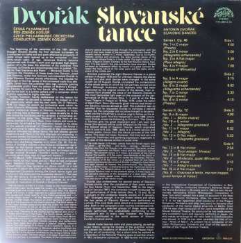2LP Antonín Dvořák: Slovanské Tance = Slavonic Dances = Slawische Tänze = Danses Slaves