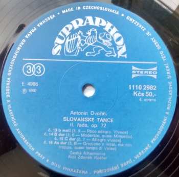 2LP Antonín Dvořák: Slovanské Tance (Slavonic Dances / Slawische Tänze / Danses Slaves) (2xLP)