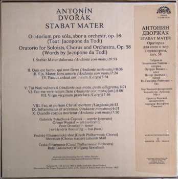 2LP/Dobozkészlet Antonín Dvořák: Stabat Mater