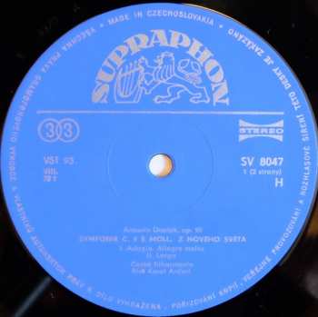 LP Antonín Dvořák: Symfonie E Moll  Z Nového Světa