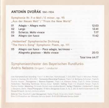 CD Antonín Dvořák: Symphonie Nr. 9 „Aus Der Neuen Welt‟ / Heldenlied, Op. 111 DIGI
