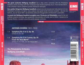 CD Antonín Dvořák: Symphonies 8 & 9 'From The New World'