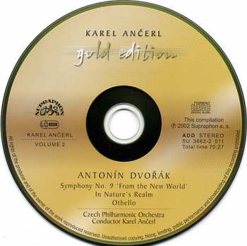 CD Antonín Dvořák: Symphony No. 9 "From The New World", In Nature's Realm, Othello