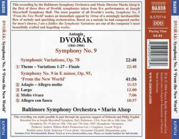 CD Antonín Dvořák: Symphony No. 9 'From The New World' • Symphonic Variations