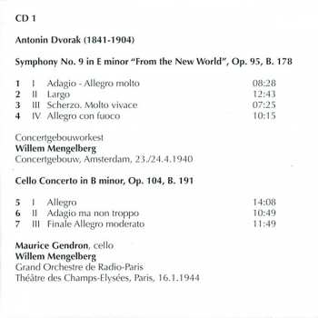 2CD Antonín Dvořák: Willem Mengelberg Conducts Antonin Dvořák