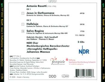 2CD Antonio Rosetti: Jesus in Gethsemane · Halleluja · Salve Regina
