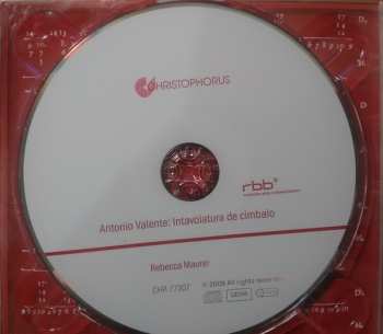CD Antonio Valente: Intavolatura De Cimbalo ( Napoli 1576 ) Complete Works For Harpsichord