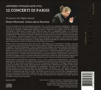 CD Antonio Vivaldi: 12 Concerti Di Parigi