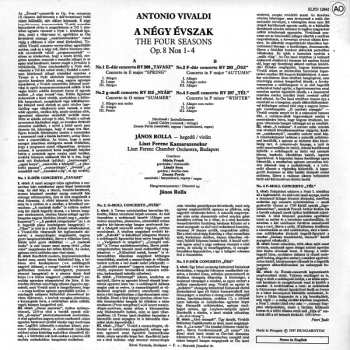 LP Antonio Vivaldi: A Négy Évszak = The Four Seasons
