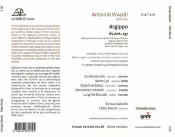 2CD Antonio Vivaldi: Argippo