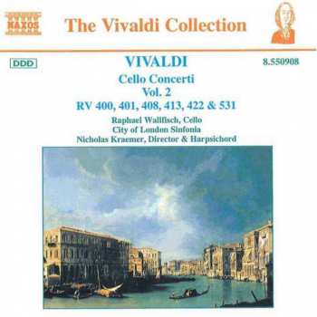Album Antonio Vivaldi: Cello Concerti Vol. 2 (RV 400, 401, 408, 413, 422 & 531)