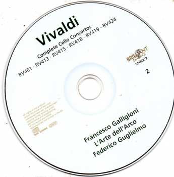 4CD/Dobozkészlet Antonio Vivaldi: Complete Cello Concertos