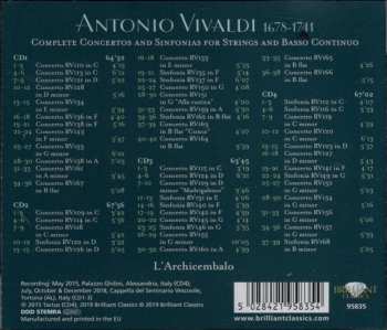 4CD/Dobozkészlet Antonio Vivaldi: Complete Concertos And Sinfonias For Strings And Basso Continuo