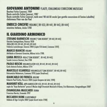 CD Antonio Vivaldi: Concerti Per Flauto