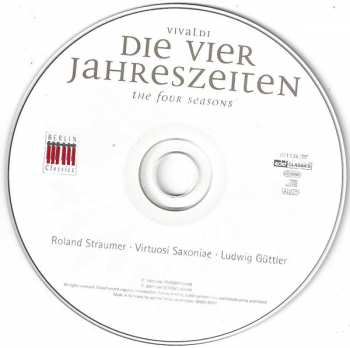CD Antonio Vivaldi: Die Vier Jahreszeiten = The Four Seasons