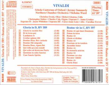 CD Antonio Vivaldi: Gloria RV 589 • Beatus Vir RV 597