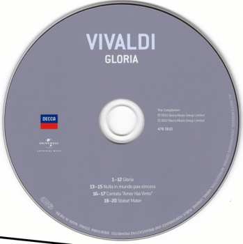 CD Antonio Vivaldi: Gloria · Stabat Mater