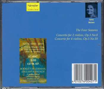 CD Antonio Vivaldi: Die Vier Jahreszeiten | The Four Seasons | Les Quatres Saisons