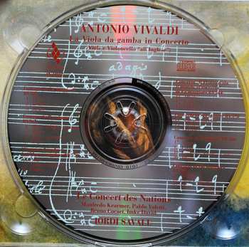 CD Antonio Vivaldi: La Viola Da Gamba In Concerto (Viole E Violoncello "All'Inglese")